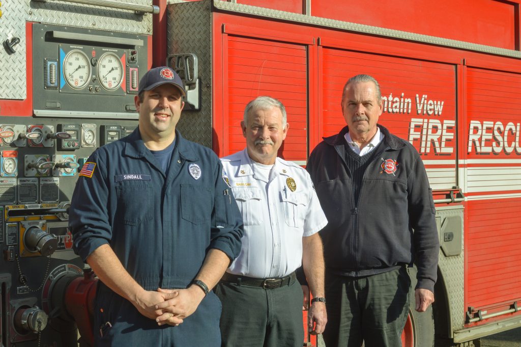 King County Fire District 44 staff and Chief Greg Smith