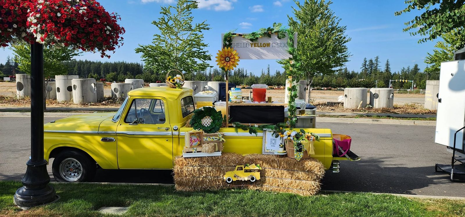 Seasonal display at a Commons event